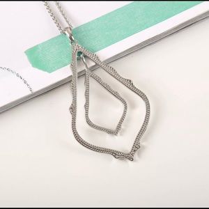 New Kendra Scott Simon Pendant Necklace in Silver